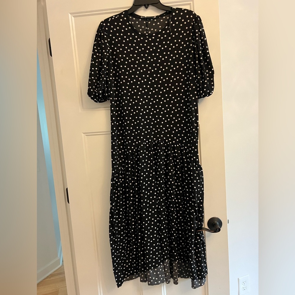 Black Polka Dot Dress